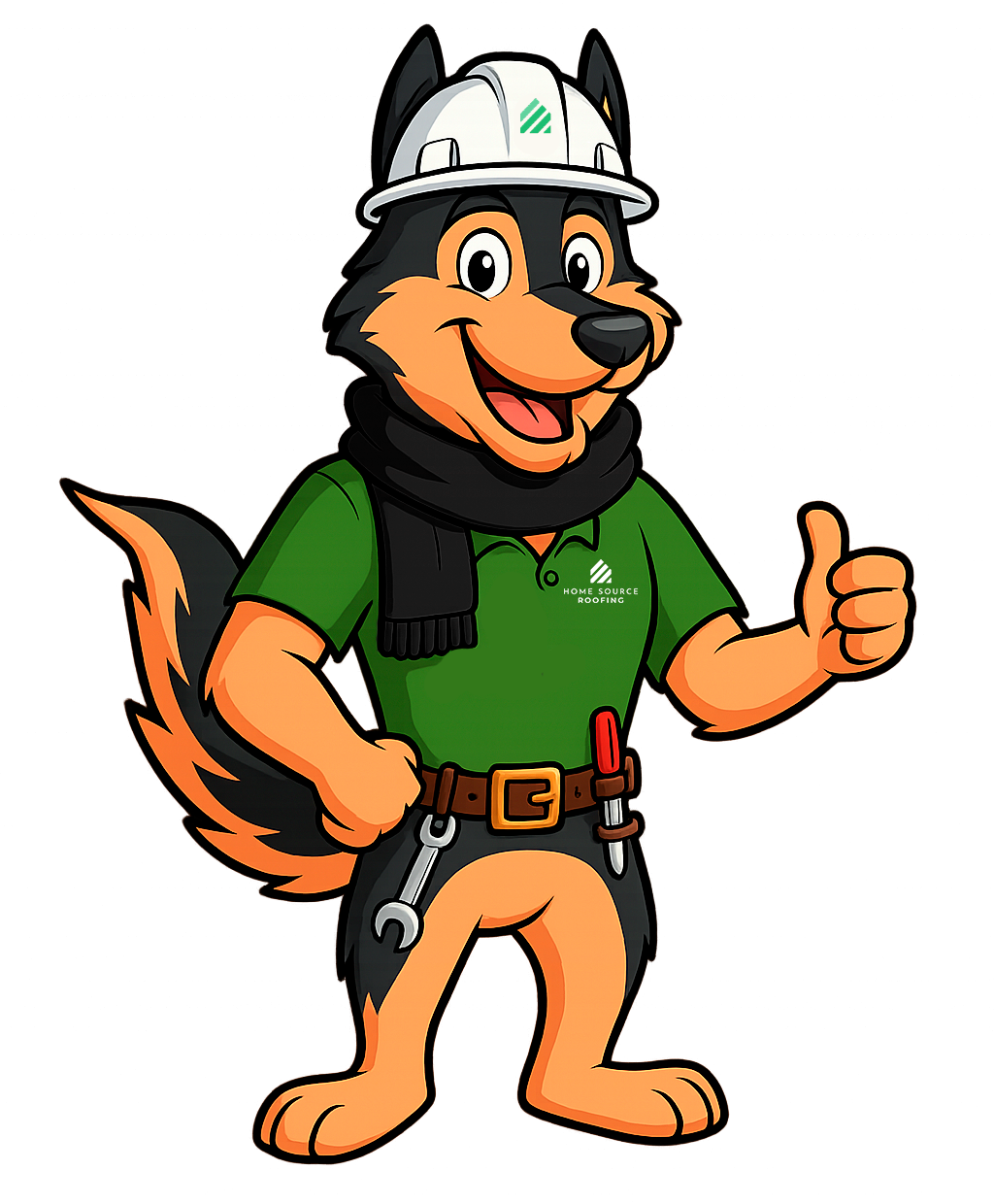 The Home Source mascot
