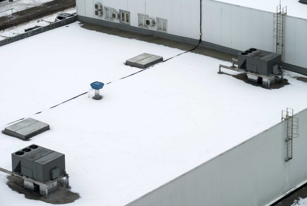 commercial roof winter prep