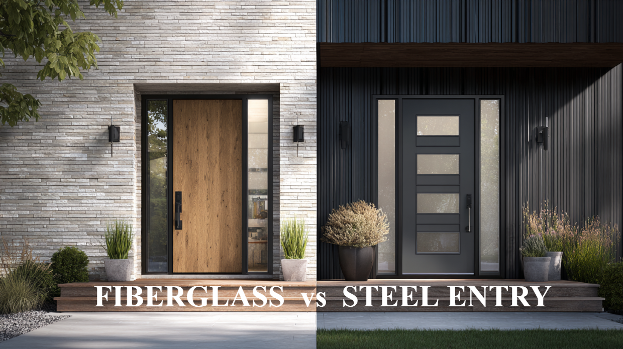 Fiberglass vs. Steel Entry Doors in Maryland